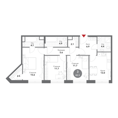 Квартира в ЖК Voxhall