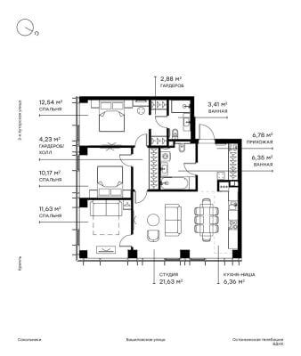 Квартира в ЖК Symphony 34