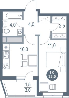 Квартира в ЖК Новые Котельники
