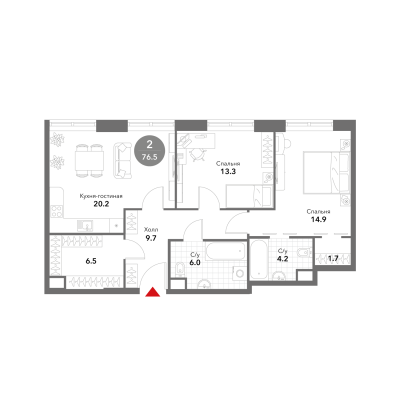 Квартира в ЖК Voxhall