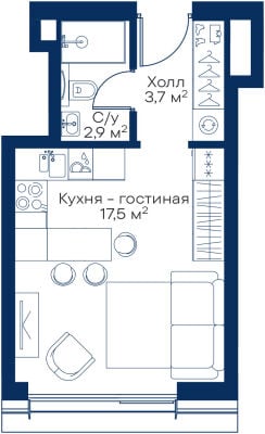 Квартира в ЖК City Bay