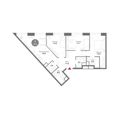 Квартира в ЖК Voxhall