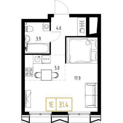Квартира в ЖК Skolkovo ONE