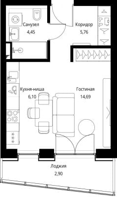 Квартира в ЖК Селигер Сити