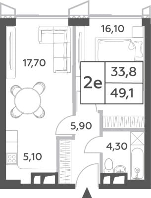 Квартира в ЖК Will Towers