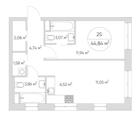 Квартира в ЖК N' ICE LOFT