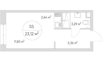 Квартира в ЖК N' ICE LOFT