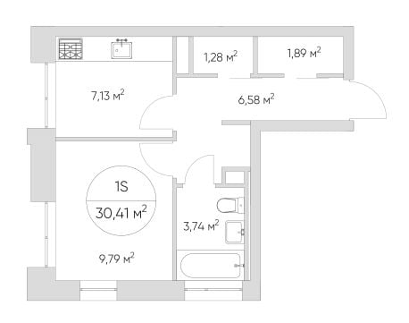 Квартира в ЖК N' ICE LOFT