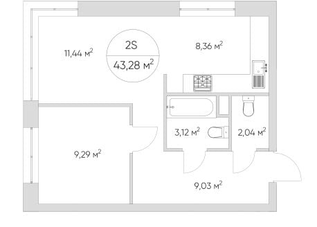 Квартира в ЖК N' ICE LOFT