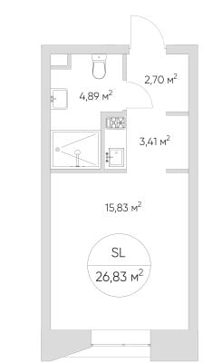 Квартира в ЖК N' ICE LOFT