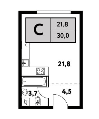 Квартира в ЖК Фестиваль парк-2