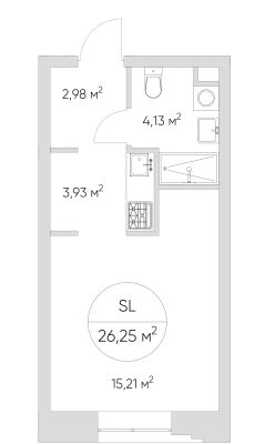 Квартира в ЖК N' ICE LOFT