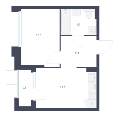 Квартира в ЖК Южные сады
